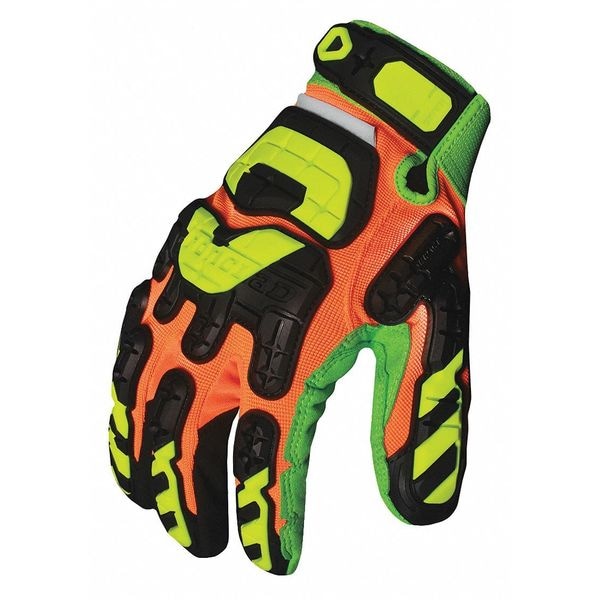 Ironclad Performance Wear Impact Gloves, Hook-and-Loop, 3XL, PR - LPI-CC5-07-XXXL