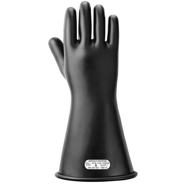 Ansell Electrical Gloves, Leather, Black, 14inL, PR - CL1B-14