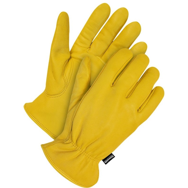 Bdg Lined Drivers Gloves, Sheepskin, Slip-On, Gunn Cut w/Keystone Thumb Thumb, Gunn Cut, M 1 PR - 20-9-340-M