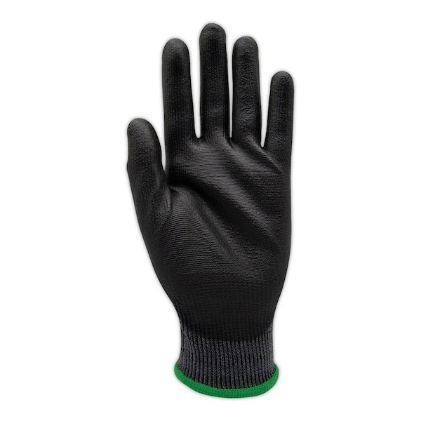 Magid Coated Gloves, Polyurethane, 4 Abrasion Level, Salt & Pepper, 1 PR - GPD584-6