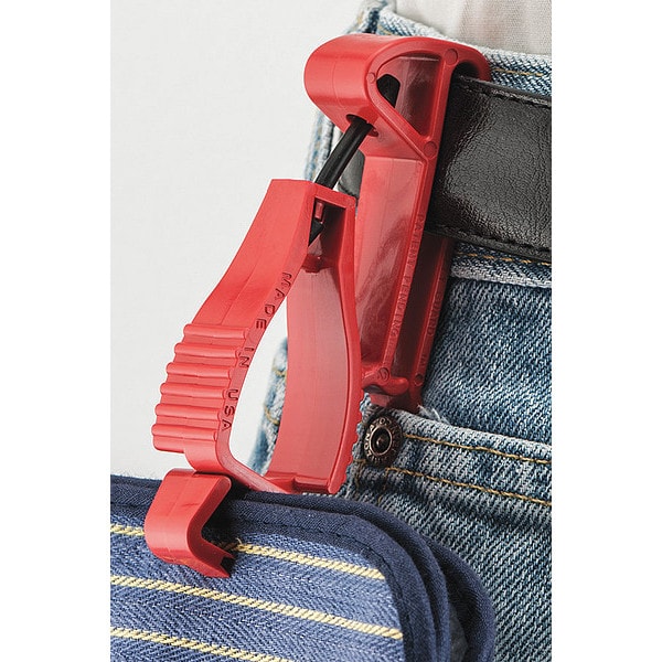 Glove Guard Utility Guard(R) Clip, Red, Blank - 7300RD