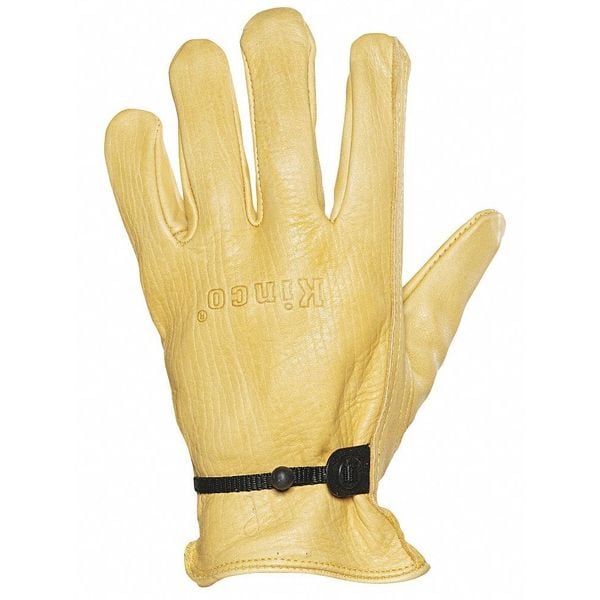 Kinco Leather Gloves, Keystone Thumb, Tan, XL, 1 PR - 99 XL