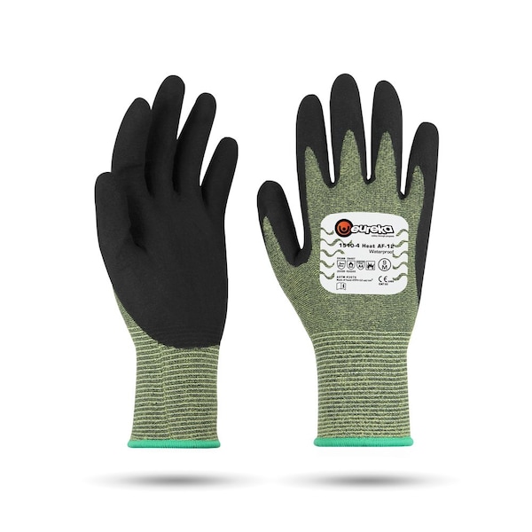 Eureka Safety Arc Flash Insulated Gloves 12 Cal, Cut Level 4, Waterproof, Comfort, Size 8 - 1510-4HAF-12-WP-8
