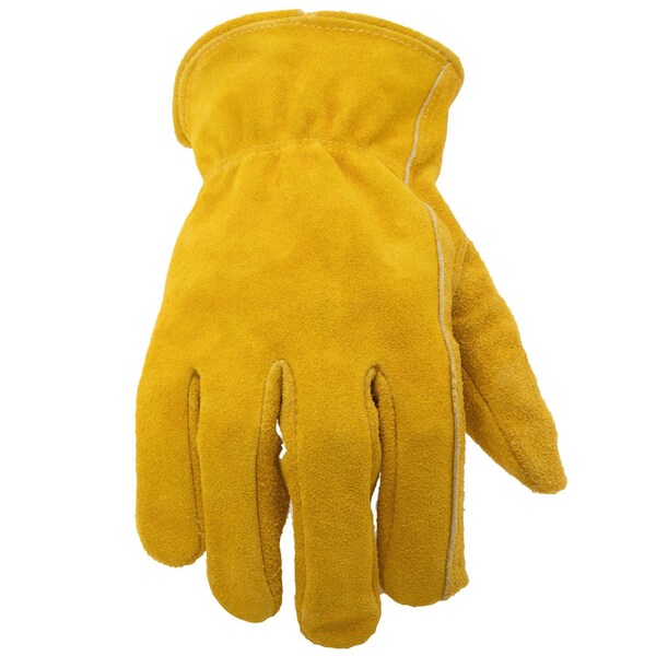 212 Performance Leather Drivers Gloves, Tanned Cowhide, Elastic, Keystone Thumb, Gunn Cut, Golden Brown, XL - LD-90-011