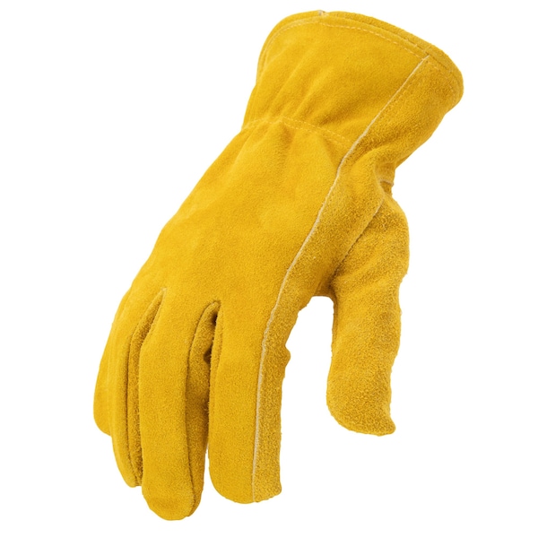 212 Performance Leather Drivers Gloves, Tanned Cowhide, Elastic, Keystone Thumb, Gunn Cut, Golden Brown, XL - LD-90-011