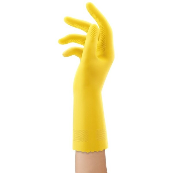 O-Cedar Playtex HandSaver Reusable Gloves, M, Latex/Neoprene/Nitrile, Yellow - 163675