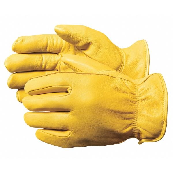 Kinco Cold Protection Gloves, Deerskin Leather Palm, Thermal Lining, Yellow, S - 90HK-S