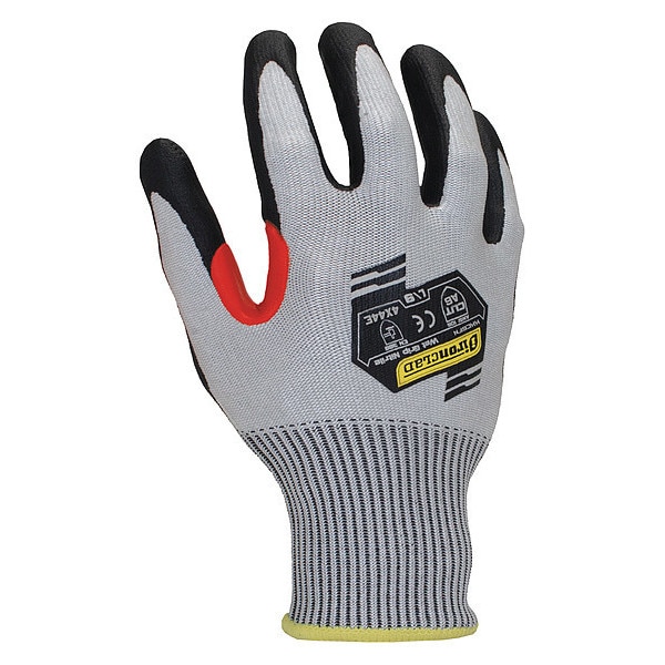 Ironclad Performance Wear Cut-Resistant Coated Gloves, Cut Level A6 , Dipped , Nitrile , Foam , L 1 PR - KKC6FN-04-L
