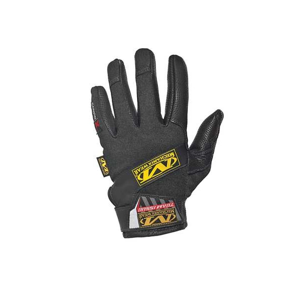 Mechanix Wear CXG-L1 Mechanics Gloves, 600 Degrees F Max Temp., Hook-and-Loop Cuff Black, L ( 9 ), 1 PR - CXG-L1 LRG