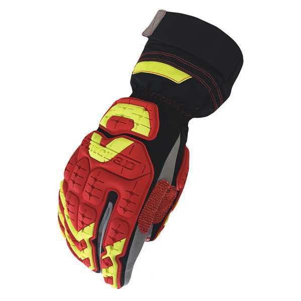 Ironclad Performance Wear Impact Gloves, 2XL, Red/Blk/Gray/Yellow, PR - INDI-ATM-06-XXL