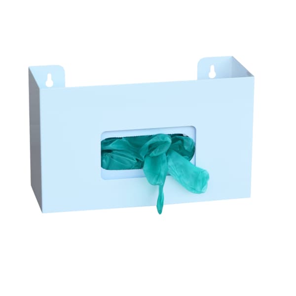 Omnimed Painted White "Square Cut" Glove Box Holder (Single) - 305340