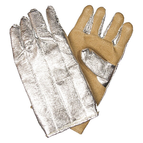 Z-Flex 302 Knit Gloves, 1,500 Degrees F Max Temp., Gauntlet Cuff Universal, 1 PR - 2100022