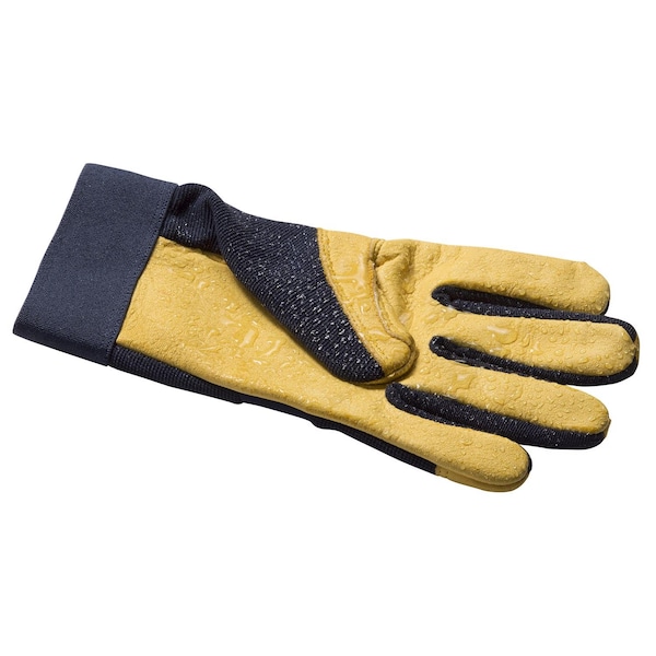Wells Lamont Wells Lamont HydraHyde Men's Water Resistant Work Gloves Blue/Yellow L 1 pair - 3207L