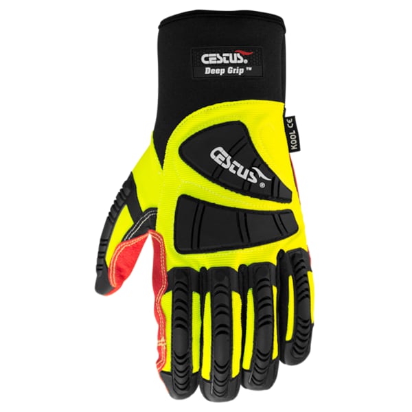 Cestus ANSI Cut A2 Impact Gloves, Skid-X Rough Out Coarse Palm, 4XL - 3056-4XL