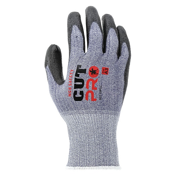 Mcr Safety Coated Gloves, Cut Level A3 , Dipped , Polyurethane , Smooth , XL 12 PK - 92715PUXL
