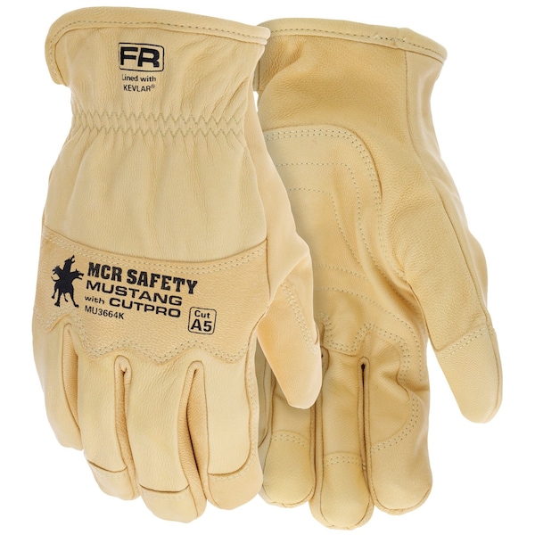 Mcr Safety Gloves, Mustang HiDex Kevlar Lined Driver M - MU3664KM