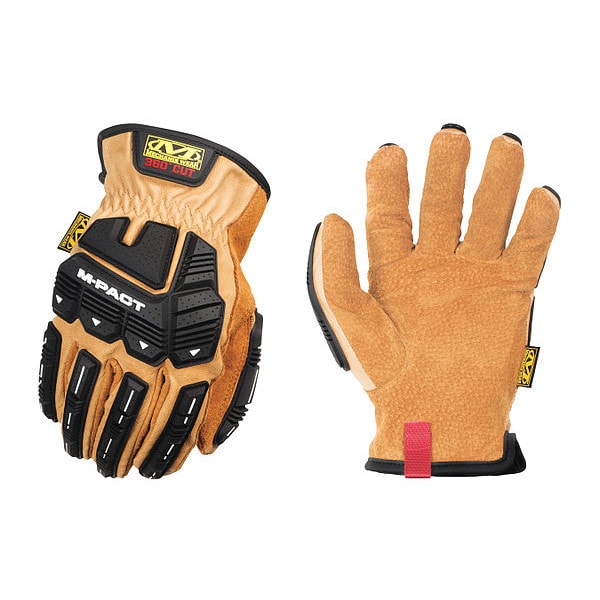 Mechanix Wear LDMP-C75 Mechanics Gloves, Leather Palm, Tan Pigskin Back, 10, Tan - LDMP-C75-010