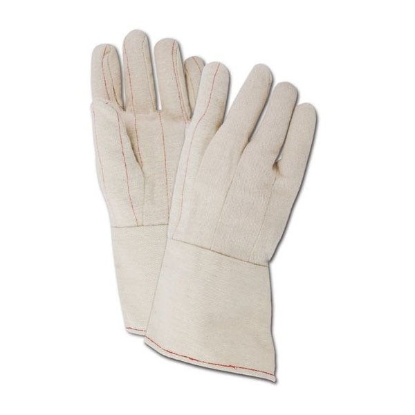 Magid MultiMaster Double Palm Canvas Gloves w Soft Gauntlet Cuff, 12PK - 94SGNO