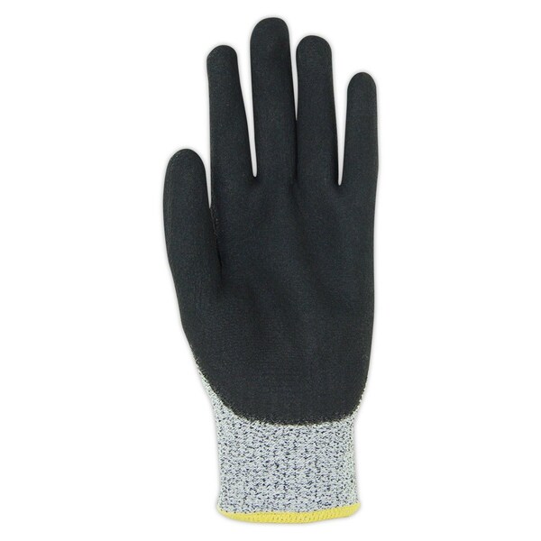 Magid Coated Gloves, Sandy Nitrile, 4 Abrasion Level, Salt & Pepper, 1 PR - GPD780-10