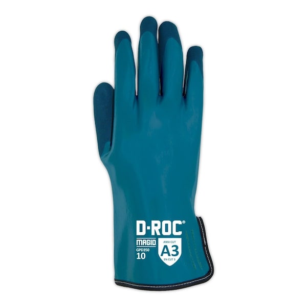 Magid Chem & Liquid Gloves, Green, 12 - GPD350-12