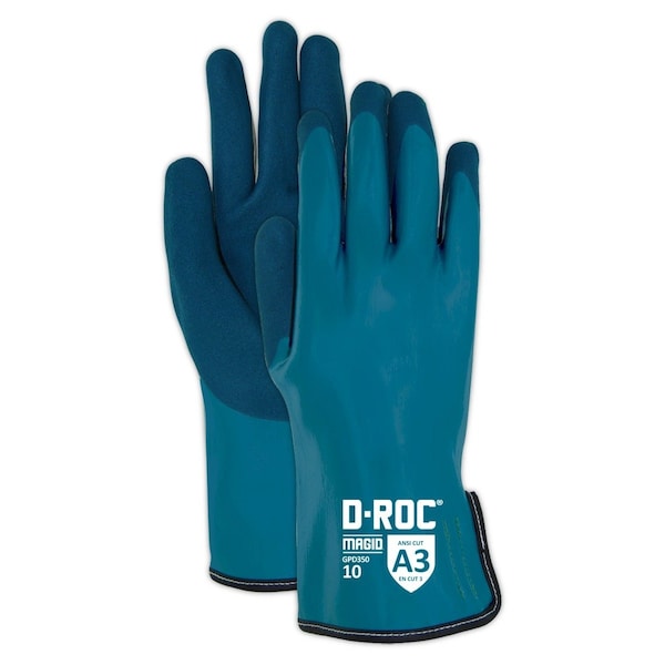 Magid Chem & Liquid Gloves, Green, 12 - GPD350-12