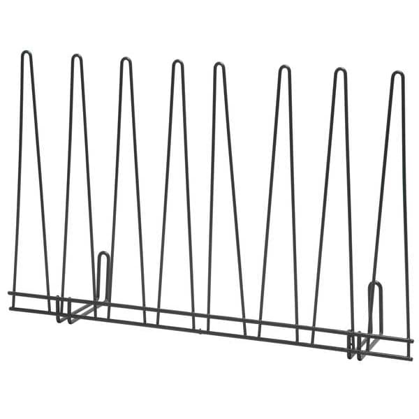 Zoro Select Glove Drying Rack, Powder-Coated Steel, Holds (4) Pairs of Gloves , Black - 6GLC5
