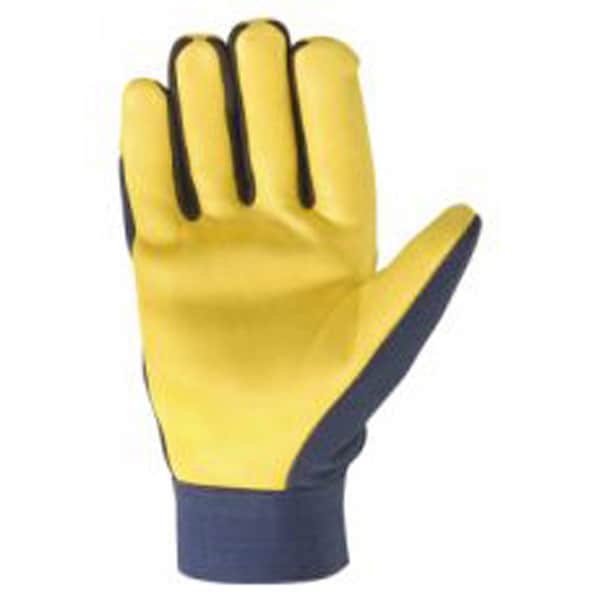 Wells Lamont Wells Lamont HydraHyde Men's Water Resistant Work Gloves Blue/Yellow XL 1 pair - 3207XL