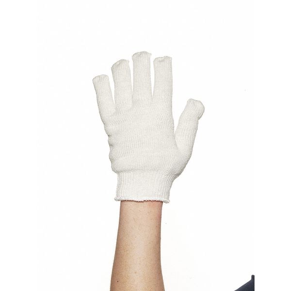 Hot Not Heat Resistant Gloves, Nomex III, Anti-Static, 700 Degrees F Max Temp., White, One Size Fits Most - 200