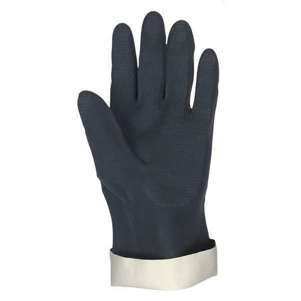 Mcr Safety 5435 Chemical Resistant Gloves, Neoprene, 12 in L, 30 mil, Black, XL, 12 PK - 5435XL