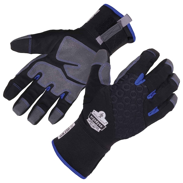 Ergodyne 817WP S Black Reinforced Thermal Waterproof Winter Work Gloves - 17372