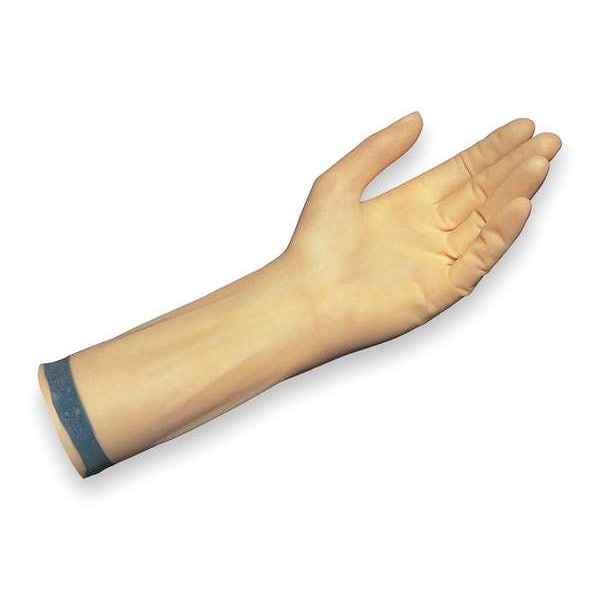 Mapa Cleanroom Gloves, 4 ISO Class, Tri-Polymer, 12 in L, 8 mil, Unpigmented, 200 PK - 0726