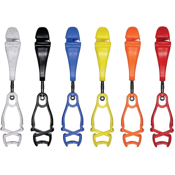 Ergodyne Orange Swiveling Glove Clip Holder, Dual Clips - 3420