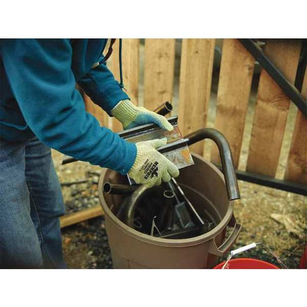 Mcr Safety Cut Resistant Coated Gloves, Cut Level A4 , Dotted , PVC , Dotted , M 1 PR - 93867M
