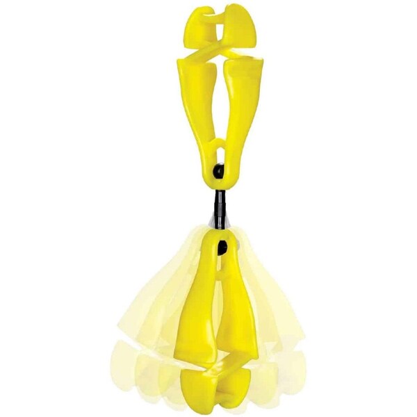 Ergodyne Lime Swiveling Glove Clip Holder, Dual Clips - 3420
