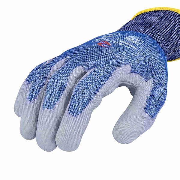 Radians Glove, Cut A8, Blue, XL, Pr - RWG588XL
