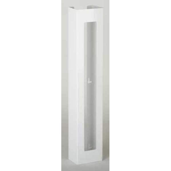 Zoro Select Vertical Glove Dispenser, Powder-Coated Steel, Holds (3) Boxes , White , 30"H x '5-1/2"W x  3-3/4"D - 6GKZ1