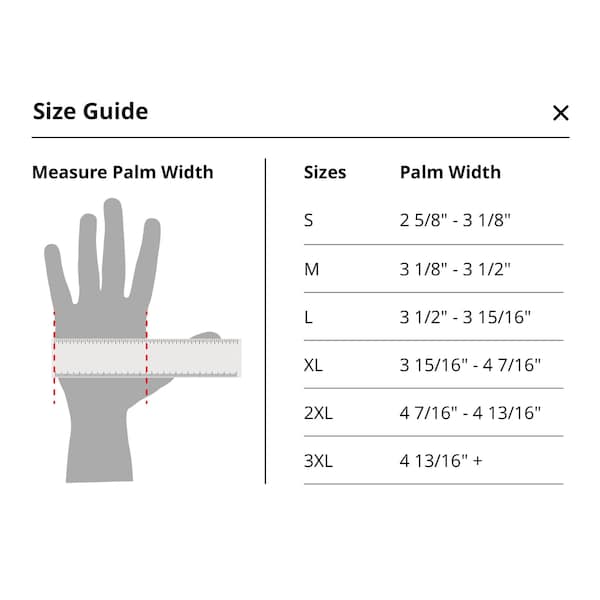 Estwing Leather Palm Work Glove with Elastic Sewn Extended Cuff, Large - EWLPSC0610