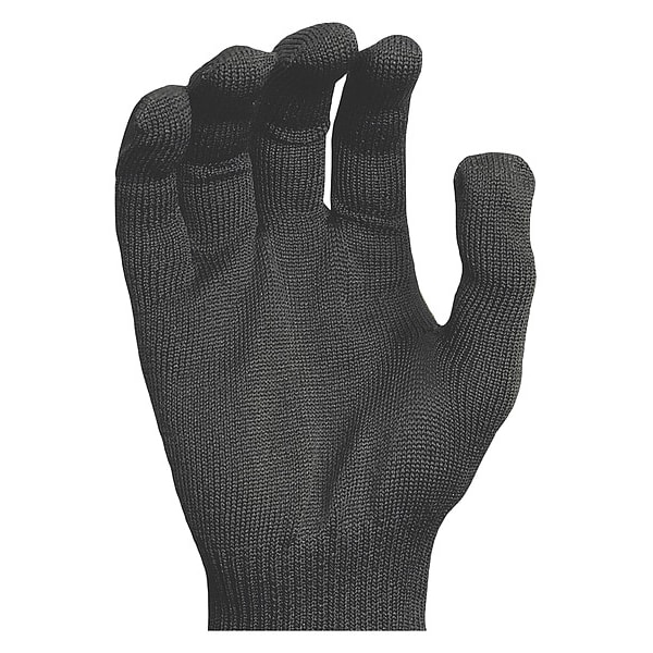 Tri Star Knit Gloves, Polyester, None Black, 12 PK - TSG-277-XL