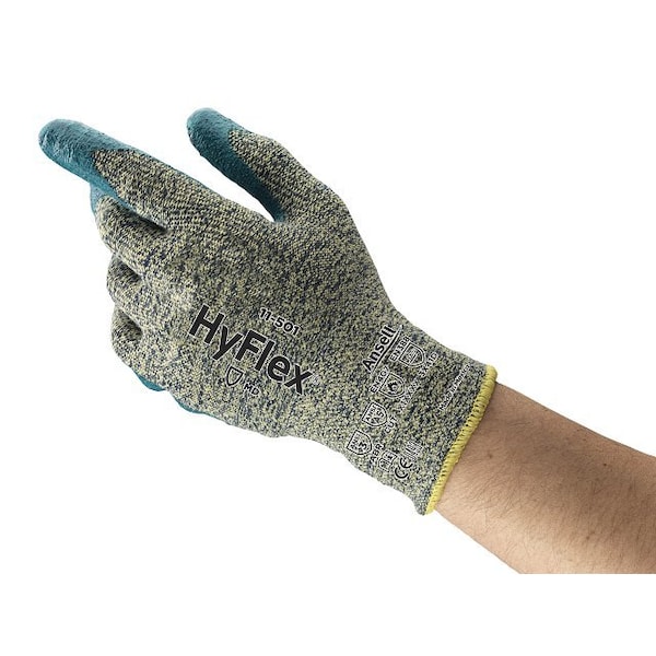 Ansell HyFlex Cr+ Foam Nitrile Coated Gloves, Ansell 11-501-8, 1-Pair - Pkg Qty 12 - 205657