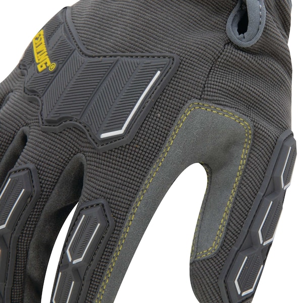 Estwing Impact Resistant Synthetic Leather Palm Work Glove with Anti-Vibration Palm, Small - EWIMP0608