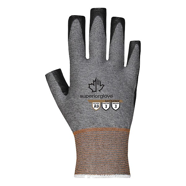 Superior Glove Knit Gloves and Mitts, Palm, Knit, 1 PR - S21TXUFNOF-8