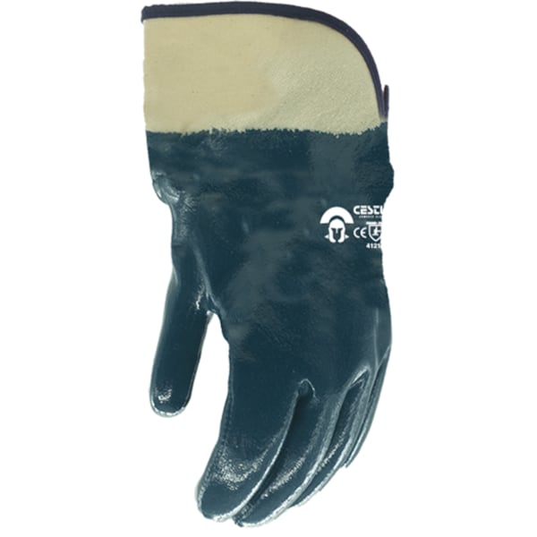 Cestus C-20 Chemical Resistant Gloves, 11.5 L, Blue, XL, 1 PR - C20-XL