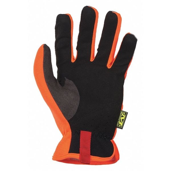 Mechanix Wear Hi-Viz FastFit(R) Hi-Vis Mechanics Gloves, Synthetic Leather Palm, TrekDryÂ® Back, 11, Orange - SFF-99-011
