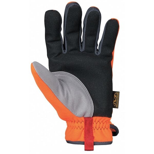 Mechanix Wear Hi-Viz FastFit(R) Hi-Vis Mechanics Gloves, Synthetic Leather Palm, TrekDryÂ® Back, 11, Orange - SFF-99-011