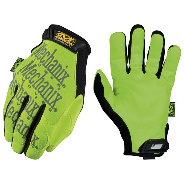 Mechanix Wear Hi-Viz Original(R) Hi-Vis Mechanics Gloves, Synthetic Leather Palm, TrekDryÂ® Back, 11 - SMG-91-011