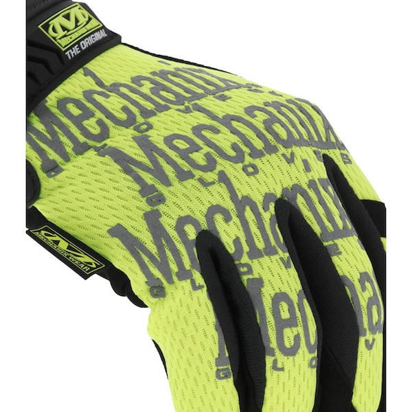 Mechanix Wear Hi-Viz Original(R) Hi-Vis Mechanics Gloves, Synthetic Leather Palm, TrekDryÂ® Back, 11 - SMG-91-011