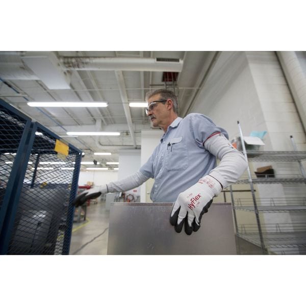 Ansell Cut-Resistant Coated Gloves, Cut Level A4 , Dipped , Polyurethane , Sandy , M 1 PR - 11-735