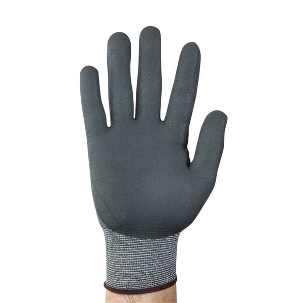 Ansell Cut Resistant Coated Gloves, Cut Level A2 , Dipped , Nitrile , Sandy , S 1 PR - 11-531
