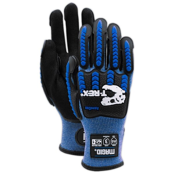 Magid TREX Flex Series TRX685 Extremely Lightweight Aerodex Shell Impact Glove Cut Level A6 - TRX685-XL