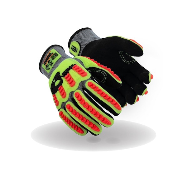Magid Cut Resistant Impact Gloves, Cut Level A7 , Sandy Nitrile , L 1 PR - TRX775-L